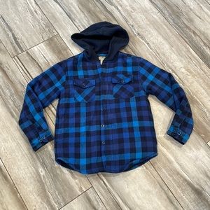 Boys fleece lined flannel